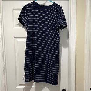 Old Navy Blue and White Casual Mini Dress